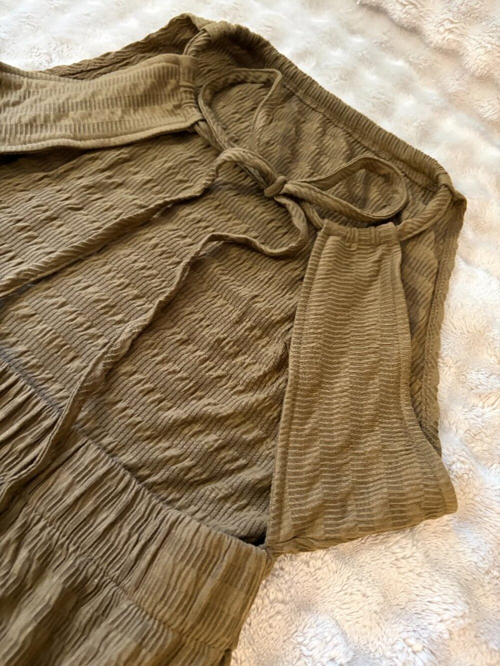 NEW Army Green Backless Maxi Spring and Summer Dress, Trendy Chic & Versatile